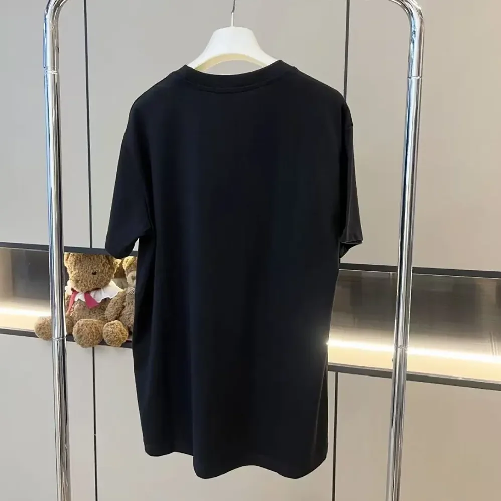 Dior CD Icon T-Shirt Regular Fit Black Cotton Jersey for Men Dior CD Icon T-Shirt Regular Fit Black Cotton Jersey for Men