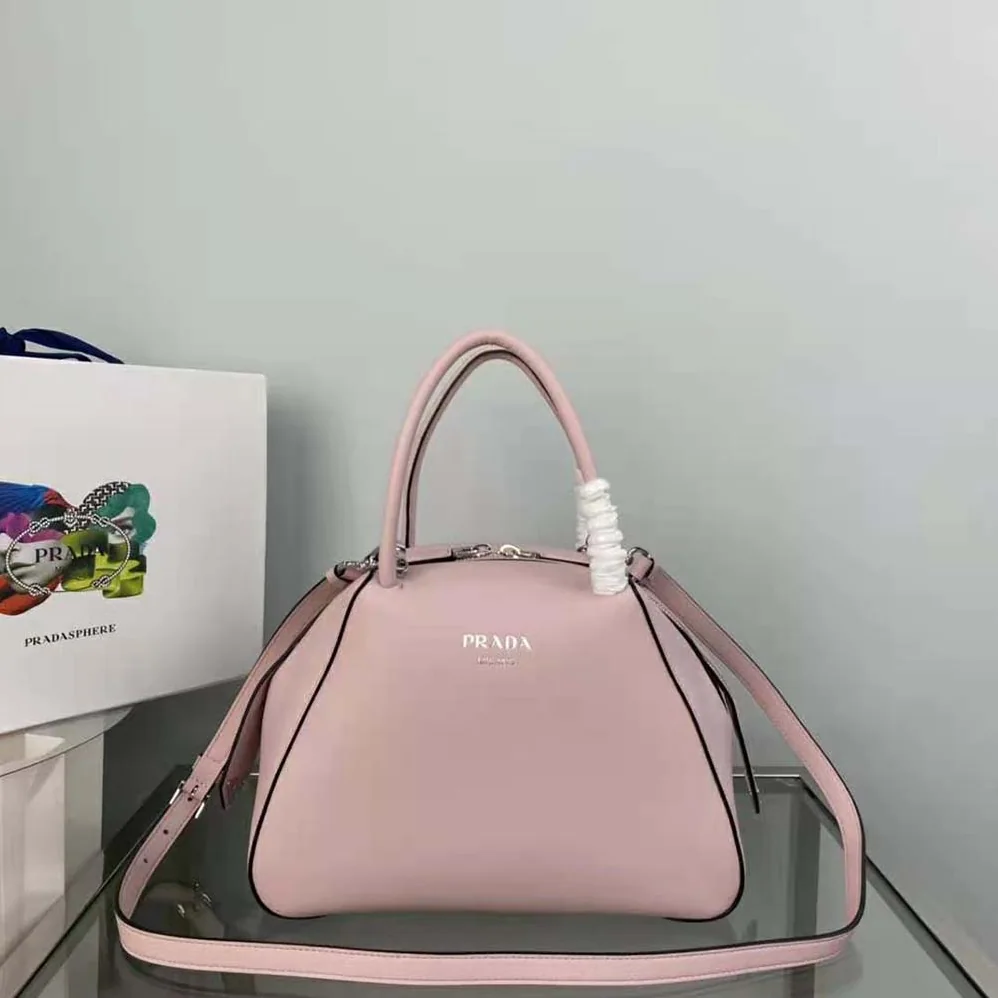 Prada Small Leather Prada Supernova Handbag for Women in Pink