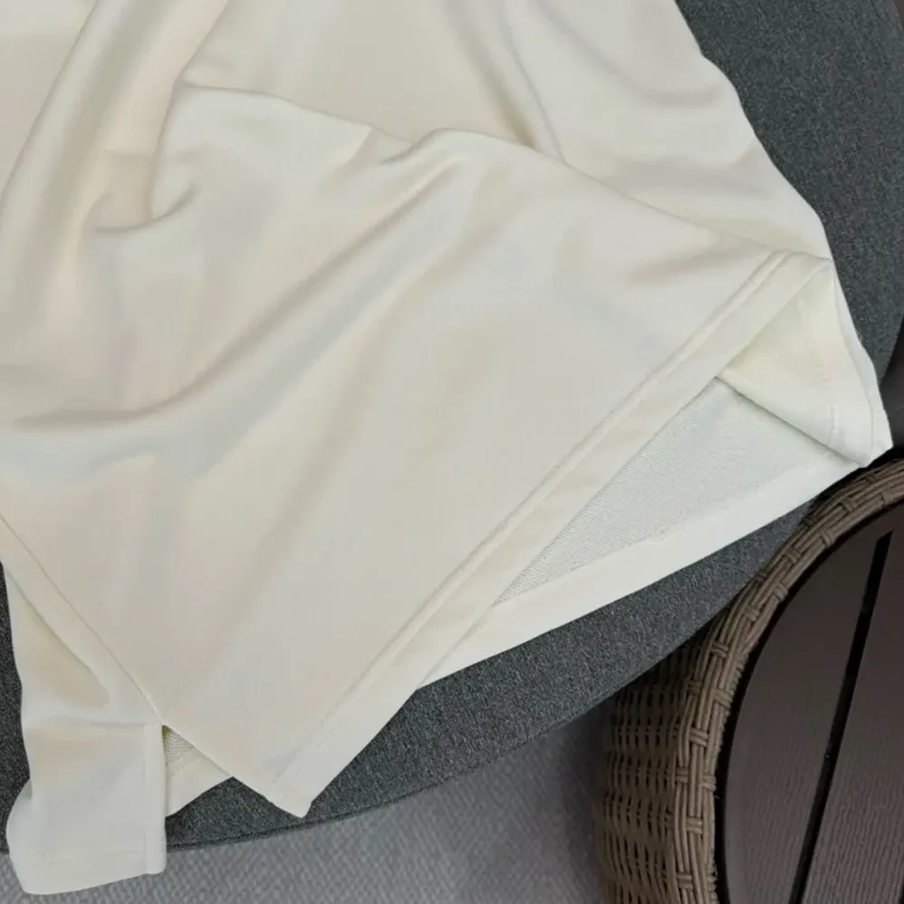 Prada Short Fleece Natural Dress in Flared for Women Prada Short Fleece Natural Dress in Flared for Women