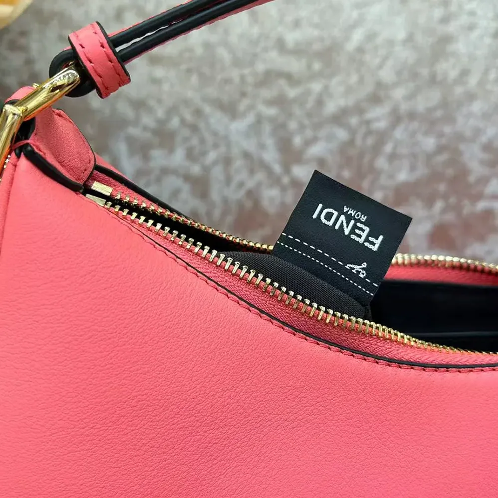 Fendi Fendigraphy Small Pink Leather Bag for Women