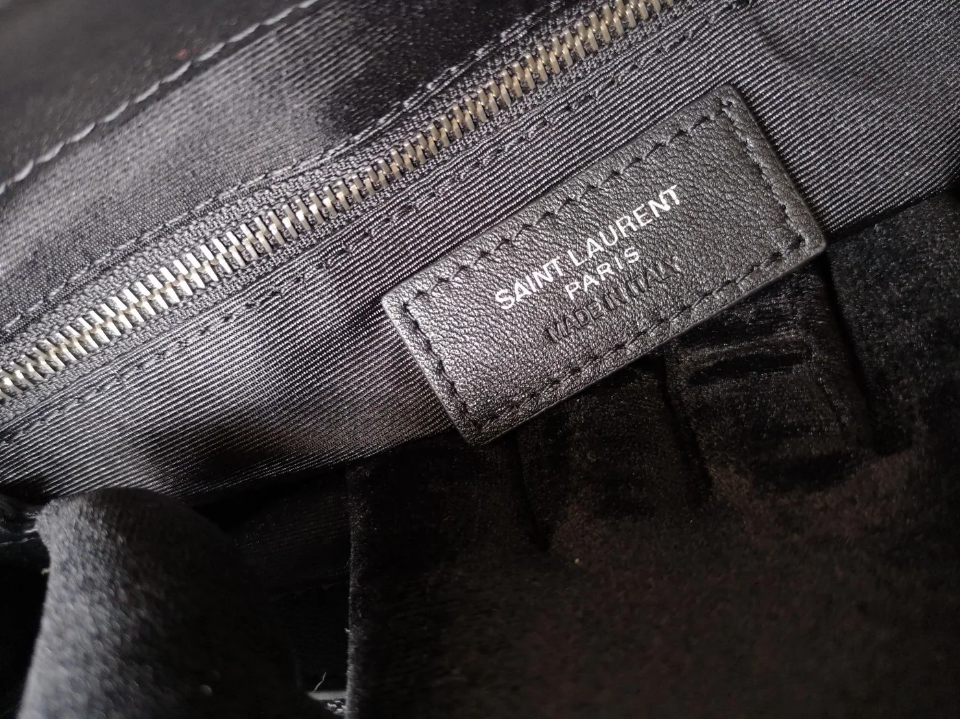 Saint Laurent Lou Lou Medium Chain Bag Black in YSL