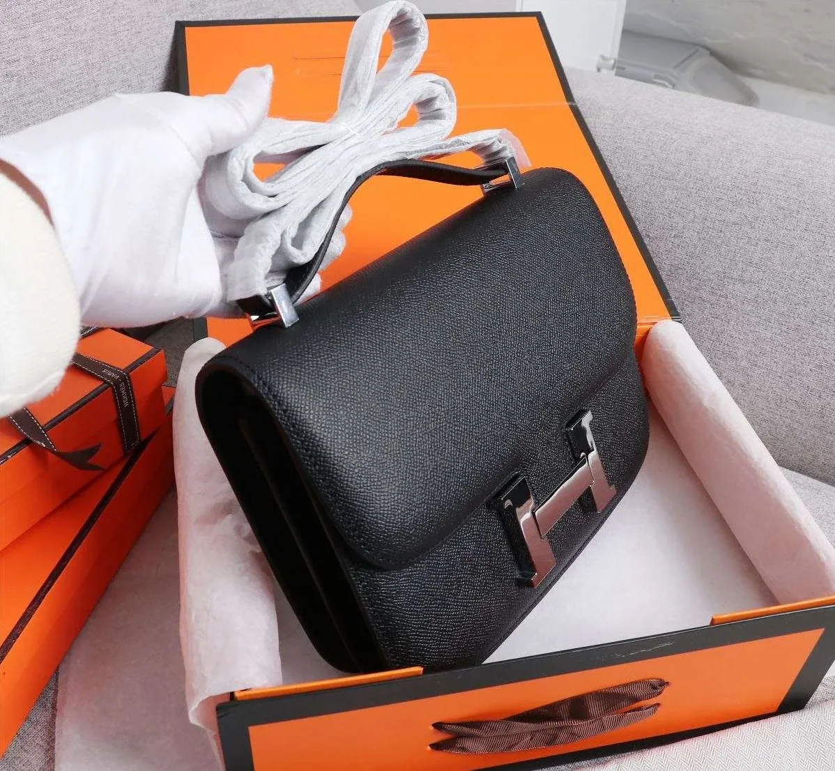 Hermes Constance Handbag Black / Hermes Constance Handbag Black /