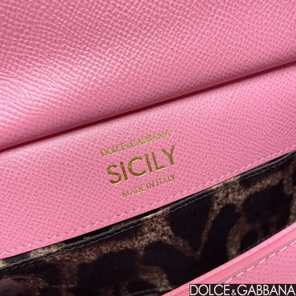 Dolce Gabbana D&G Small Sicily Handbag for Women in Pink