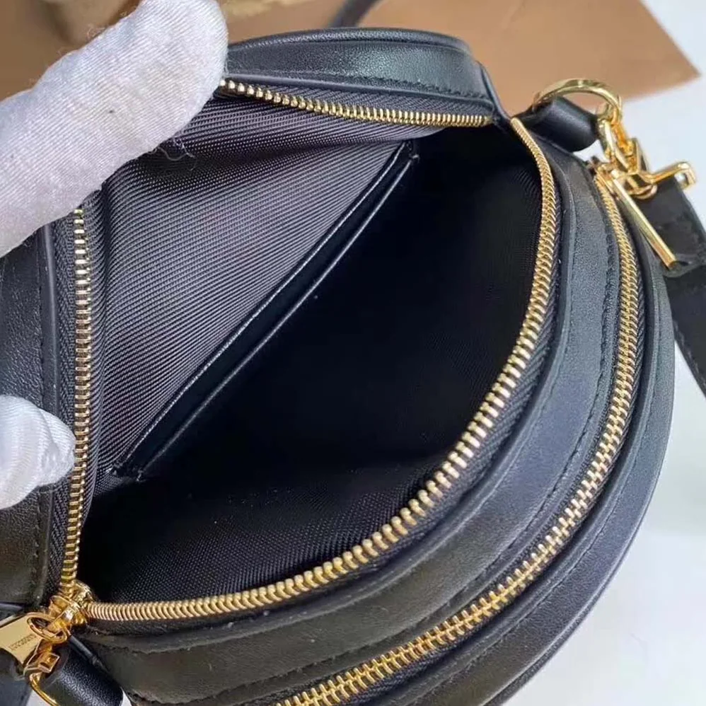Burberry Icon Stripe E-canvas Louise Bag for Women in Brown
