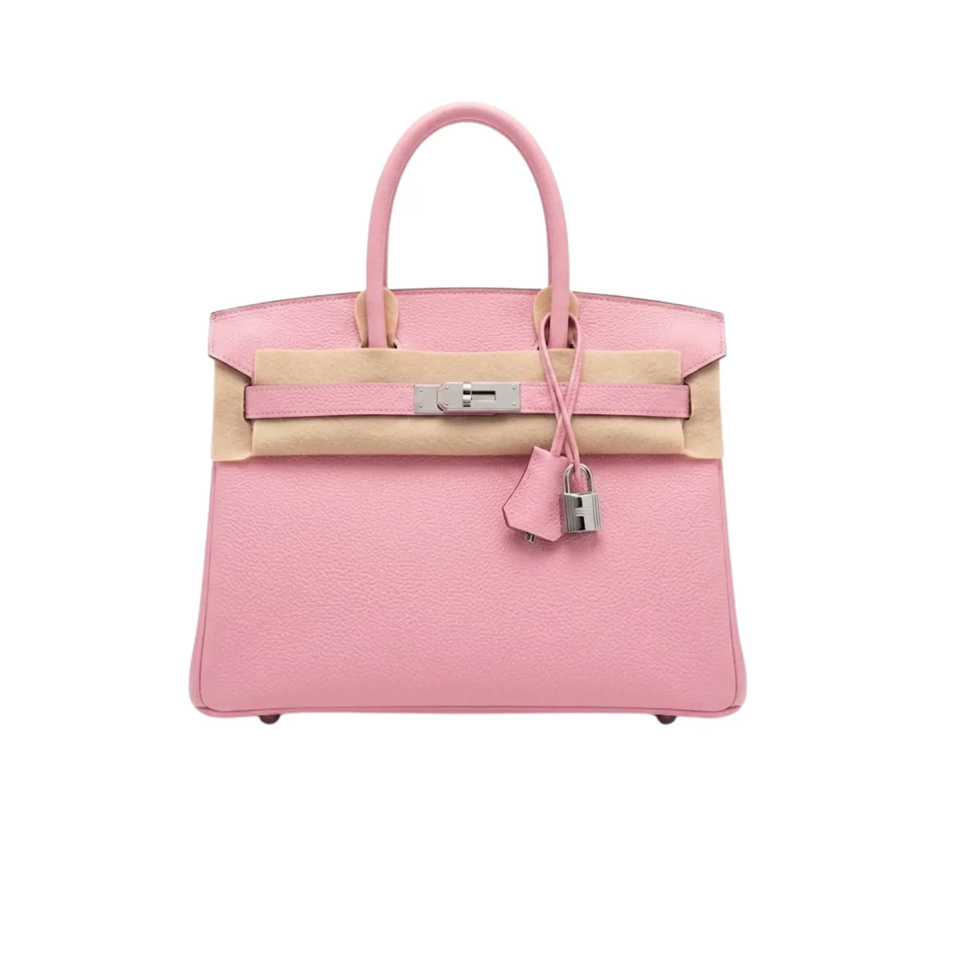 Hermes Birkin Top Handle Bag in Pink Silver Toned Hardware Hermes Birkin Top Handle Bag in Pink Silver Toned Hardware