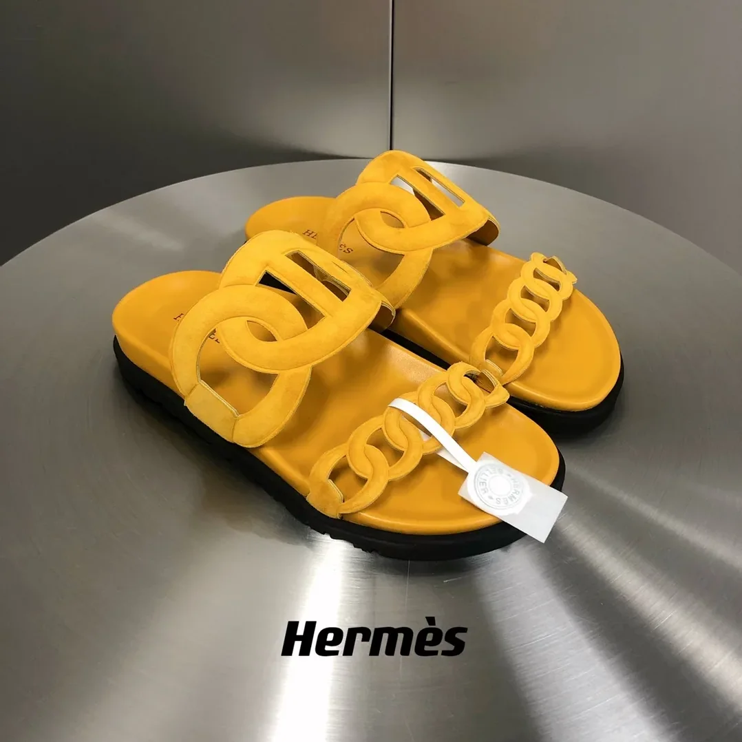 Hermes Extra Sandal Yellow Hermes Extra Sandal Yellow