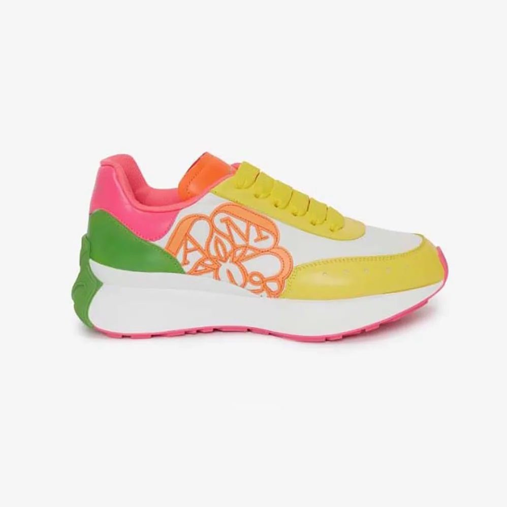 Alexander Mcqueen Sprint Runner in Multicolor for Women Alexander Mcqueen Sprint Runner in Multicolor for Women