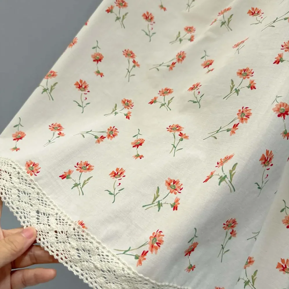 Prada Floral Print Linen Mini for Women in dress