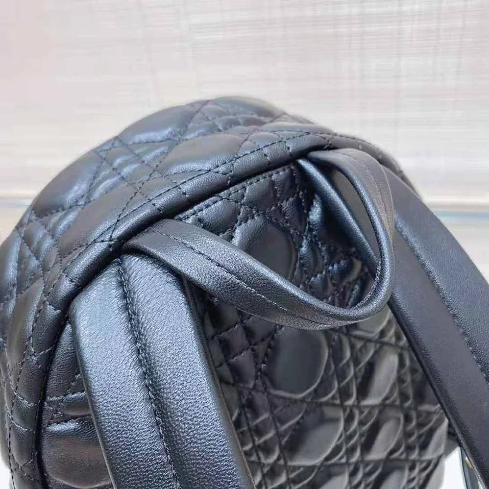 Dior Small Dior Backpack Black Cannage Lambskin for Women Dior Small Dior Backpack Black Cannage Lambskin for Women