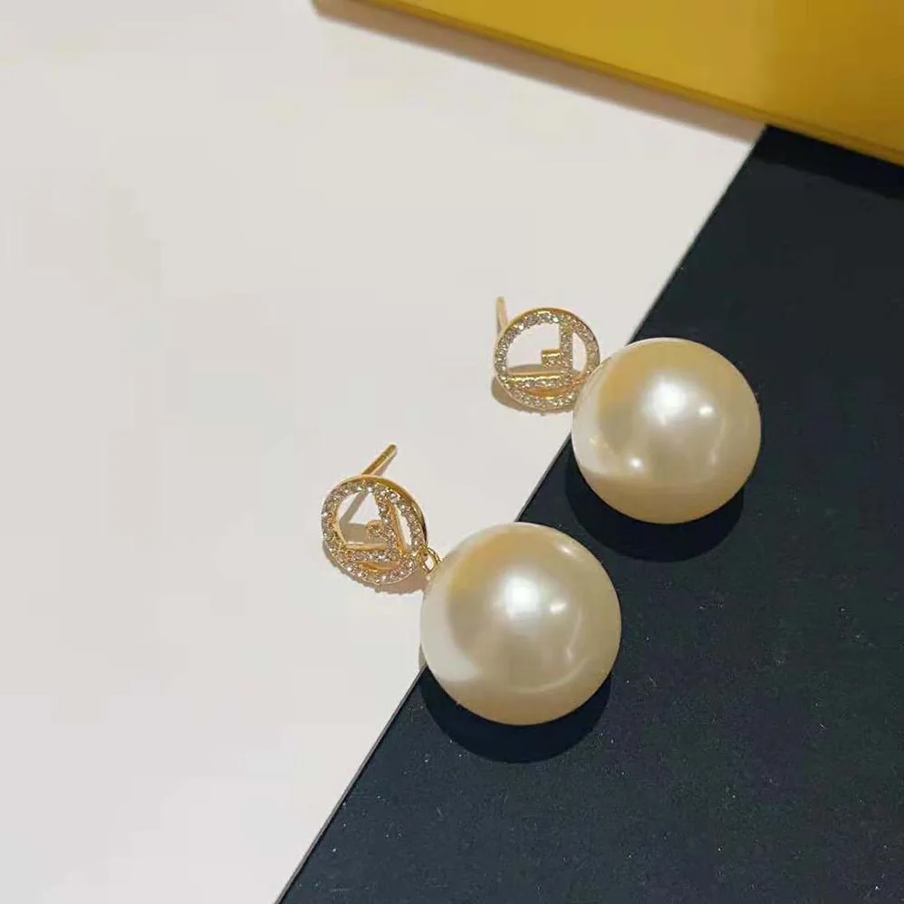 Fendi F Is Fendi Earrings Gold for Women