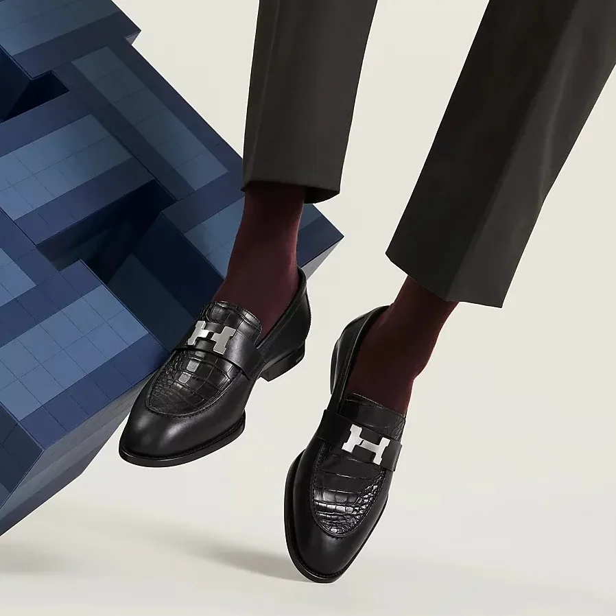 Hermes Honoer Loafers Black Hermes Honoer Loafers Black