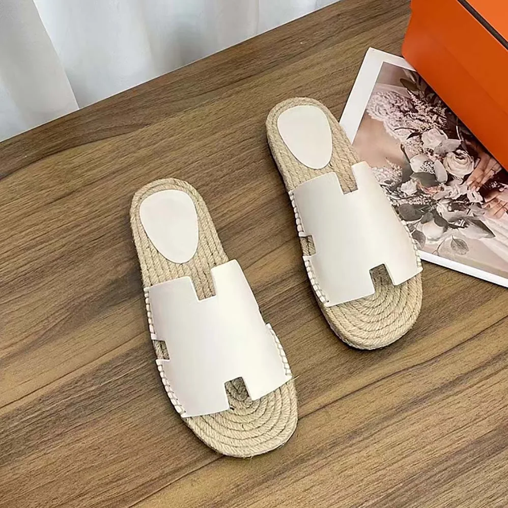 Hermes Catalya Espadrille in Calfskin with Rope Sole and “H” Cut-out for Unisex in White Hermes Catalya Espadrille in Calfskin with Rope Sole and “H” Cut-out for Unisex in White