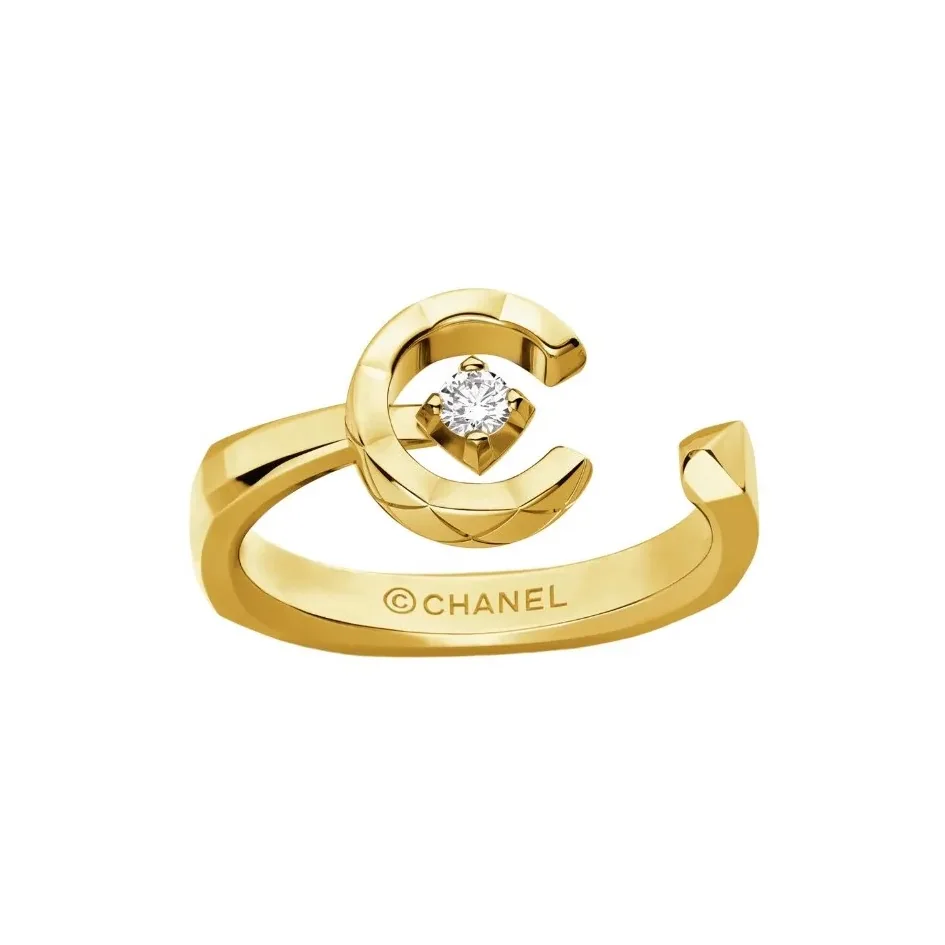 Chanel Coco Ring Gold Hardware