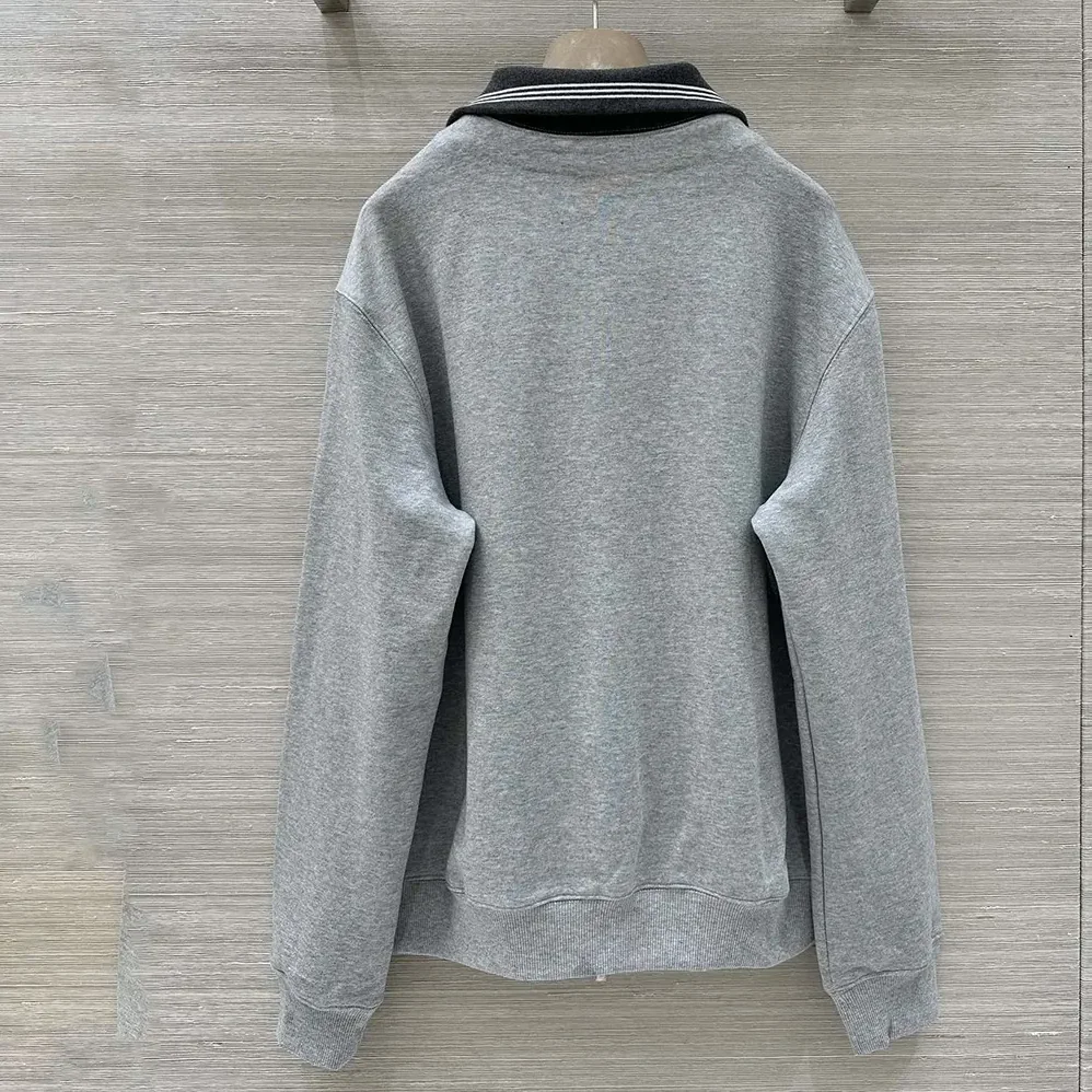 Miu Miu Zippered Cotton Fleece Jacket for Women