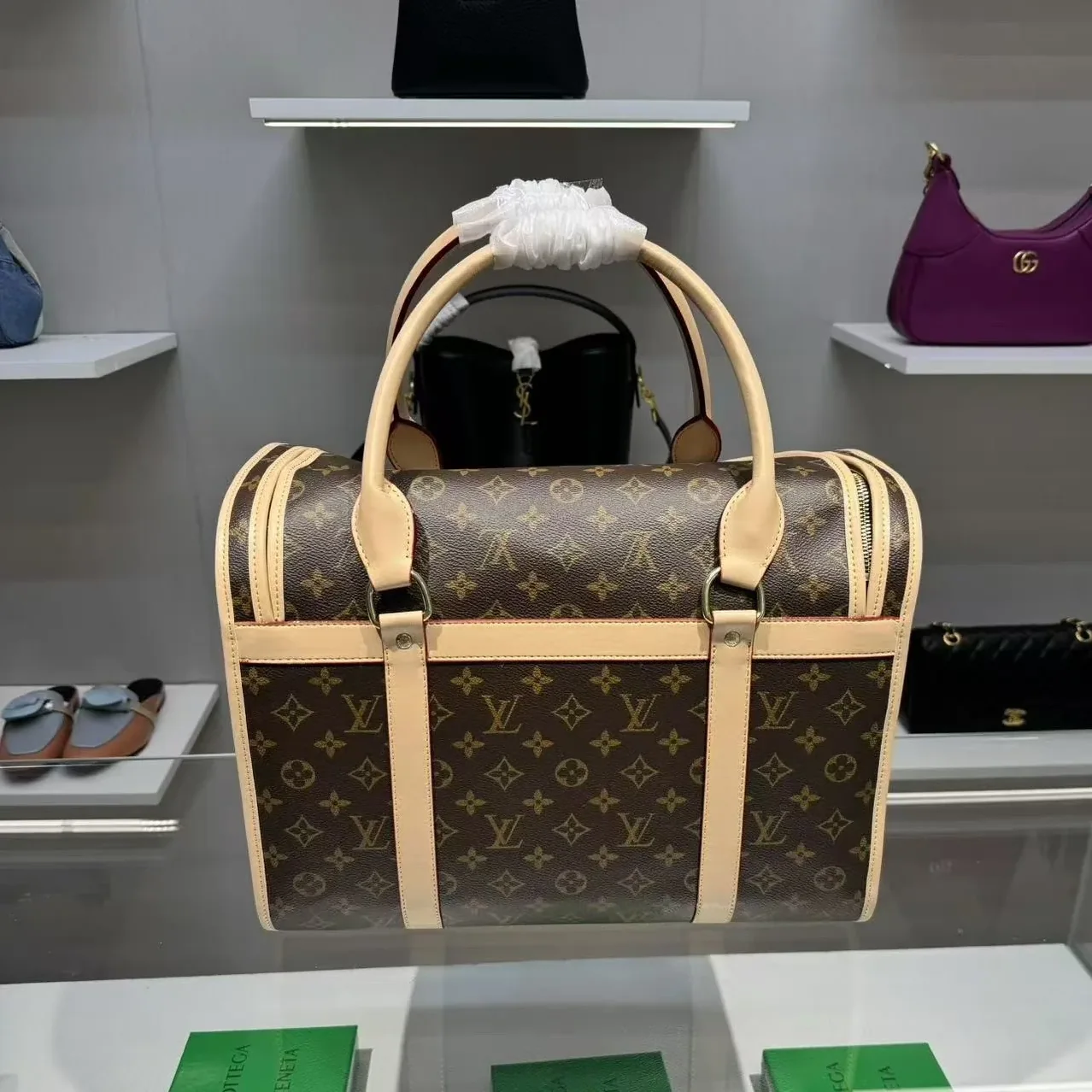 Louis Vuitton Dog Carrier 40 Bag Brown 17,/