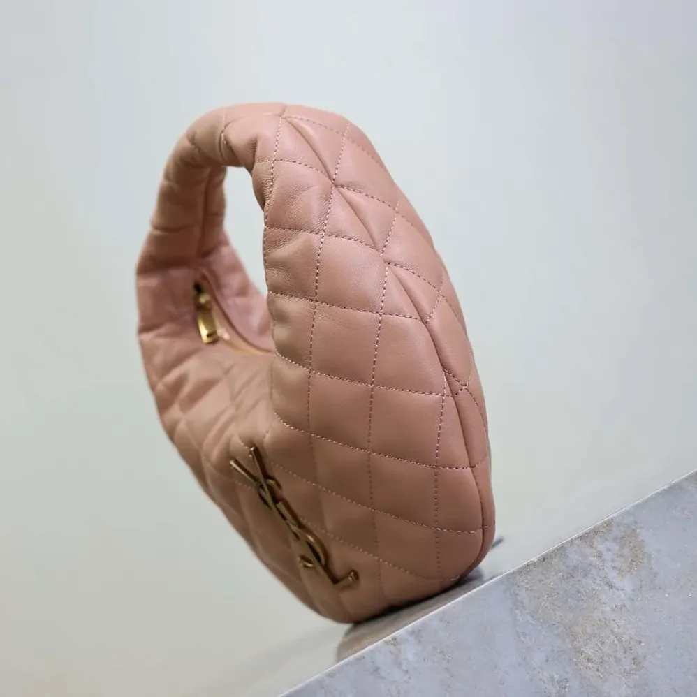 Saint Laurent YSL Icarino In Quilted Nappa for Women in Pink Saint Laurent YSL Icarino In Quilted Nappa for Women in Pink