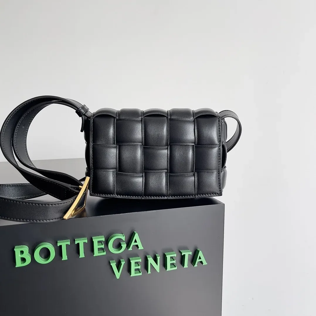 Bottega Veneta Small Padded Cassette Black Bottega Veneta Small Padded Cassette Black