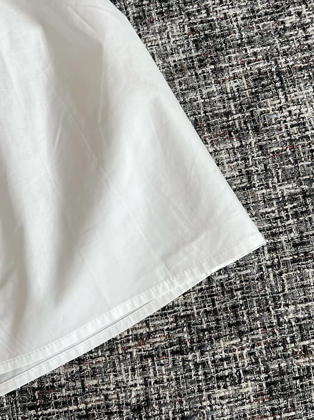 Miu Miu Technical Poplin Utility Mini Skirt White