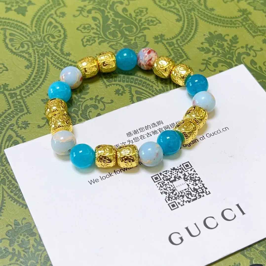 Gucci Natural Stone Bracelet Multicolor