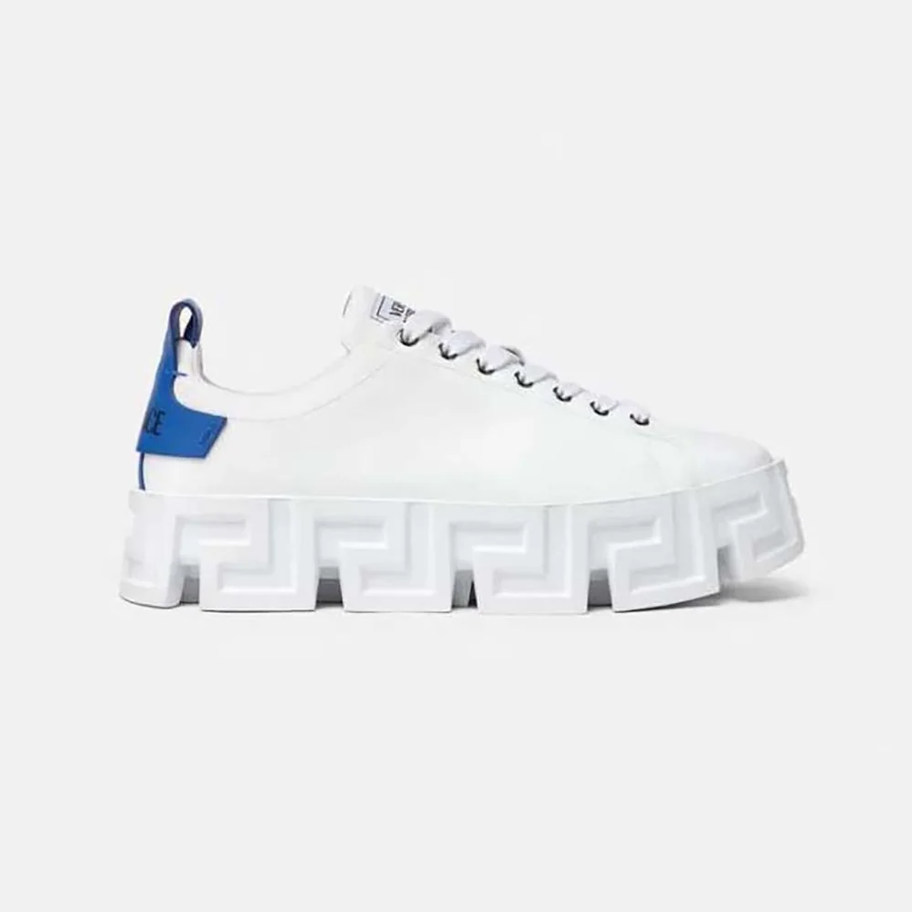 Versace Greca Labyrinth Sneakers for Unisex in Blue Versace Greca Labyrinth Sneakers for Unisex in Blue