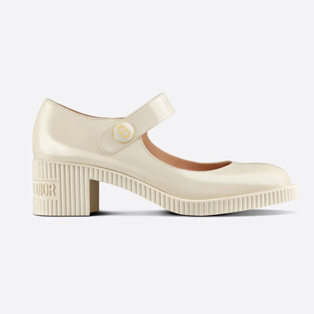 Dior D-Doll Pump White Shiny Calfskin for Women