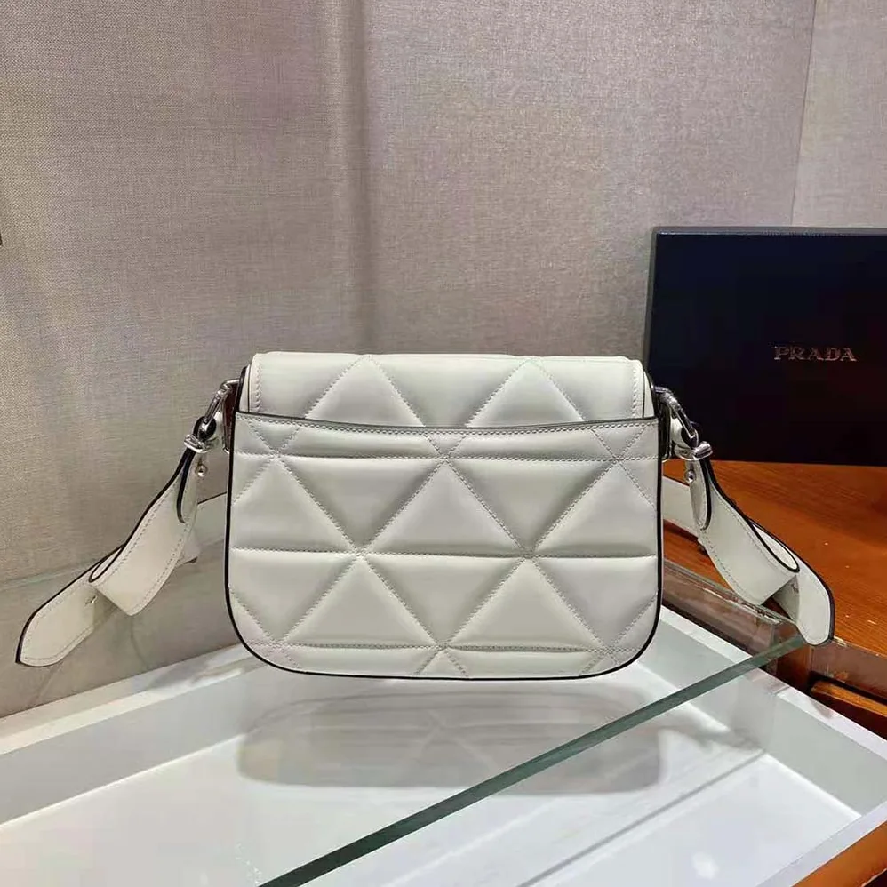 Prada Spectrum Leather Bag for Women in White