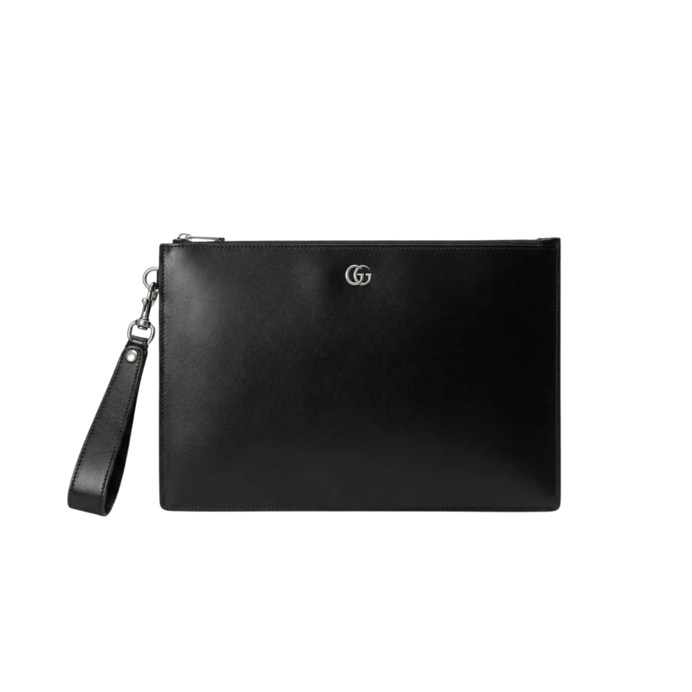Gucci Marmont Pouch / Black Silver Toned Hardware GG Gucci Marmont Pouch / Black Silver Toned Hardware GG