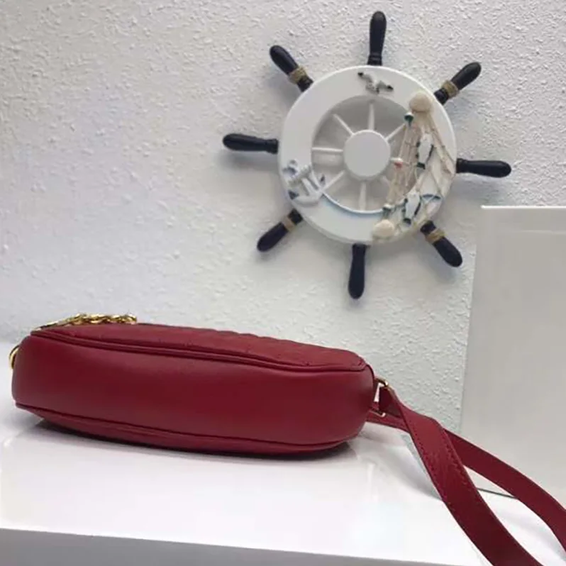 Celine Small C Charm Bag in Quilted Calfskin for Women in Red Celine Small C Charm Bag in Quilted Calfskin for Women in Red
