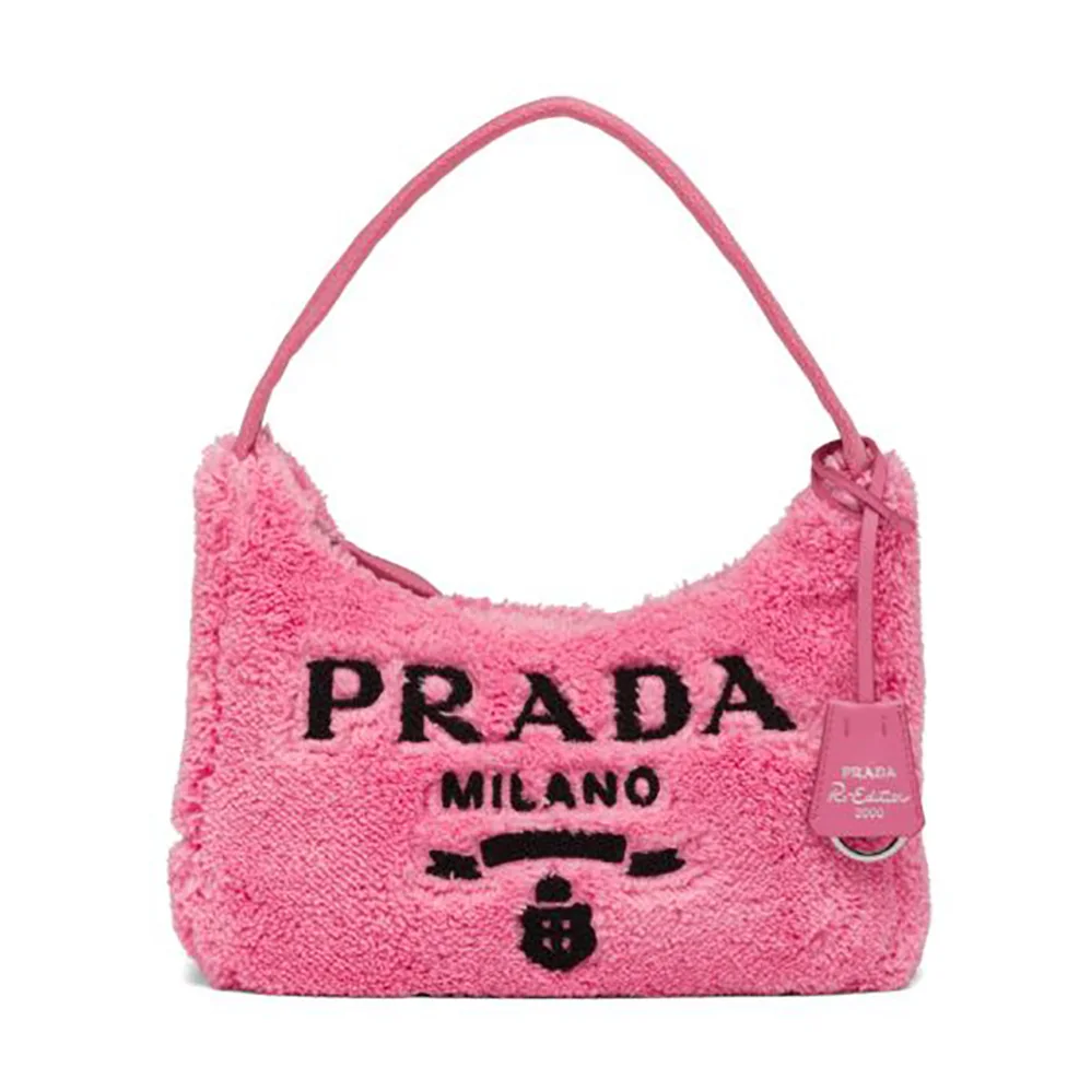 Prada Re-Edition 2000 Terry Mini-Bag for Women in Pink