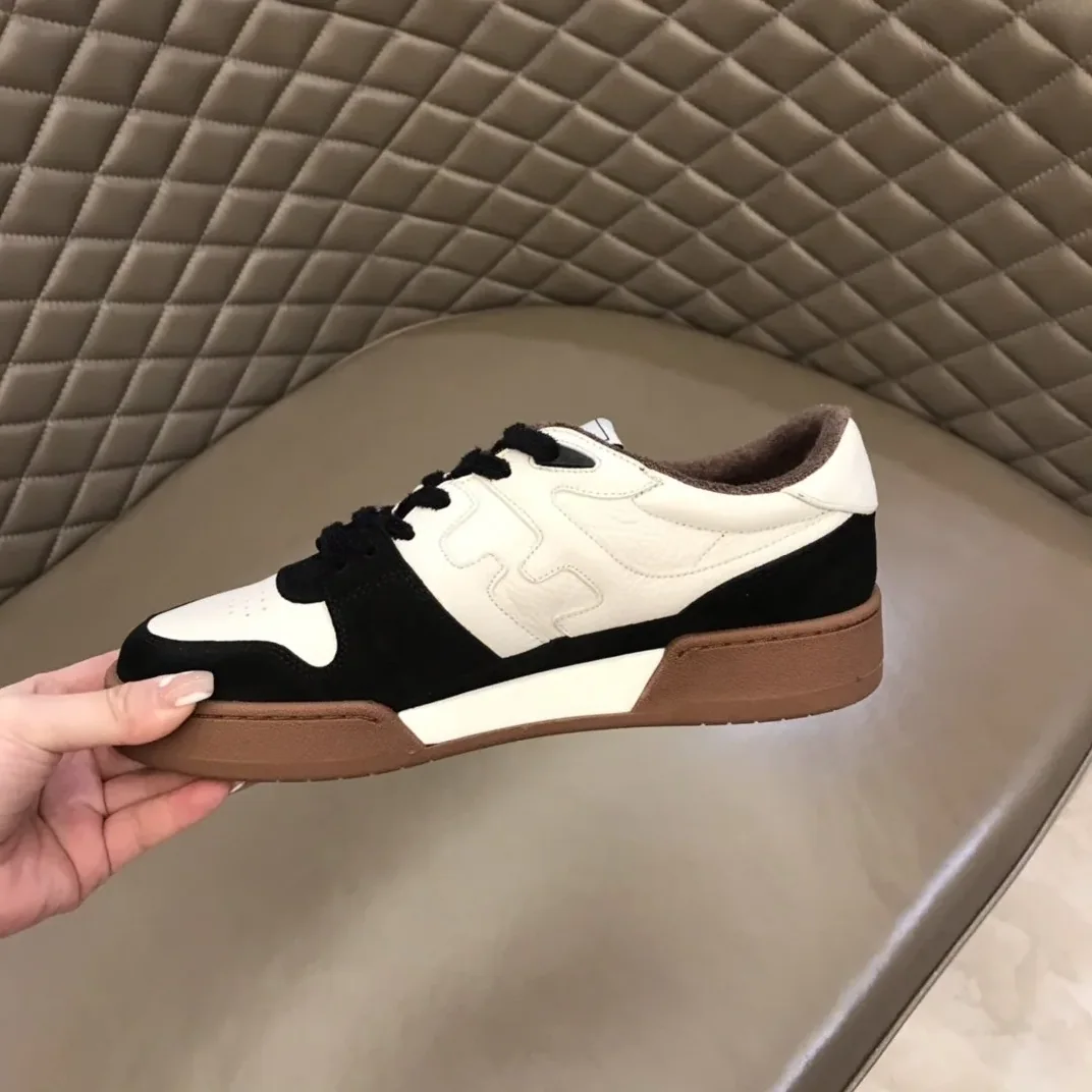 Fendi FD Match Low Tops Sneakers Brown 7E1493AHH2F1FZB