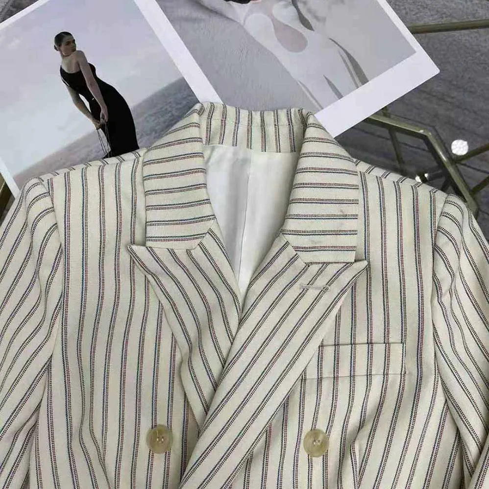 Celine Classic Jacket in Striped Wool for Women Celine Classic Jacket in Striped Wool for Women