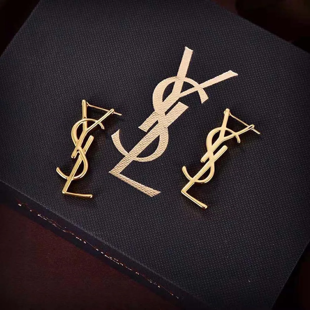 Saint Laurent YSL Cassandre Single Earring in Metal for Women Saint Laurent YSL Cassandre Single Earring in Metal for Women