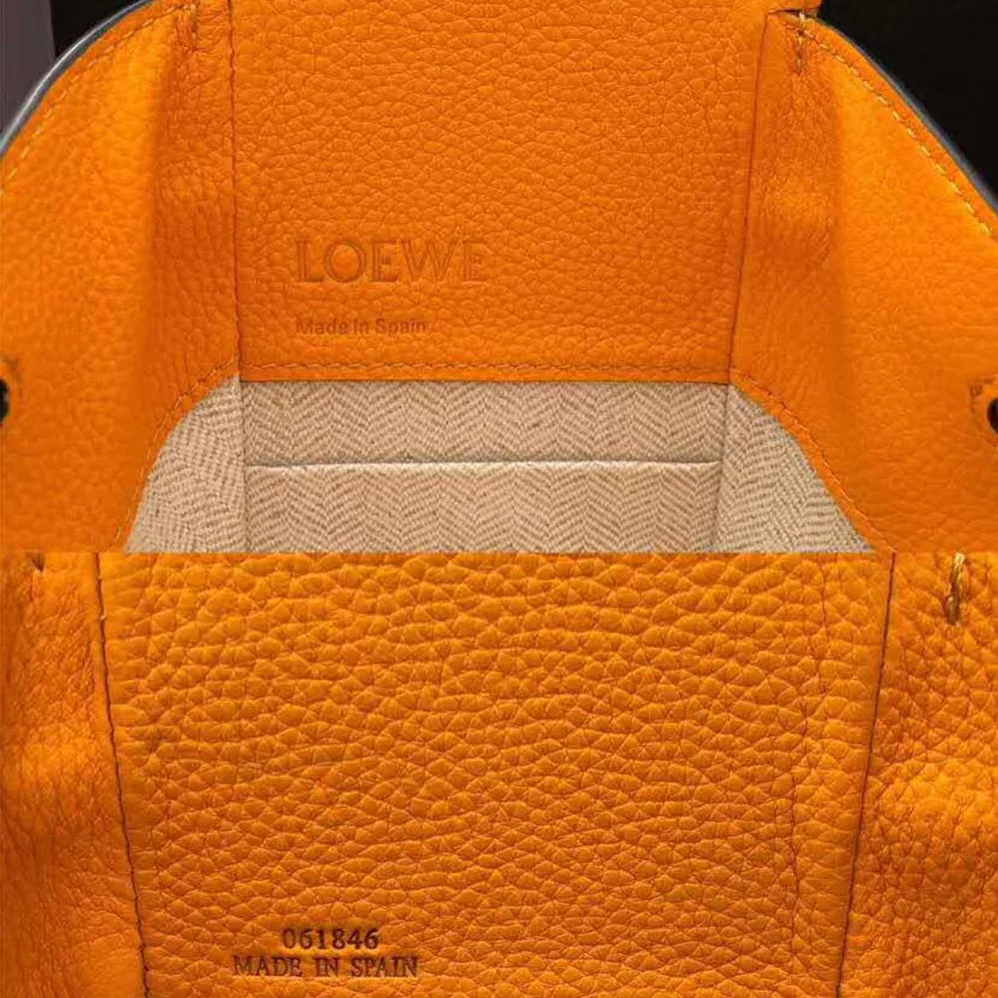 Loewe Hammock Dw Mini Bag in Nappa Calf for Women in Orange