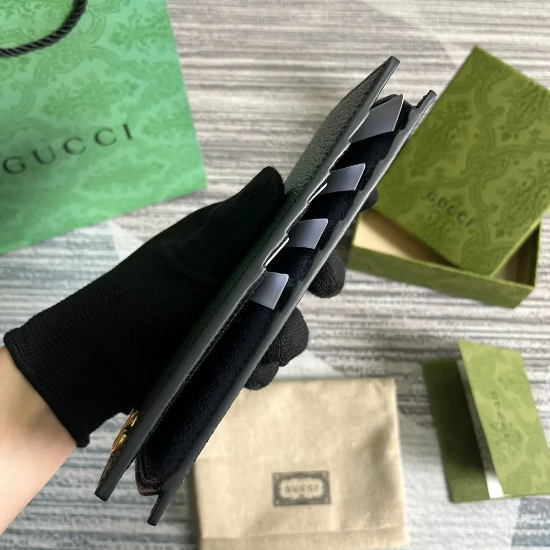 GG Marmont Long Wallet Black / GG Marmont Long Wallet Black /
