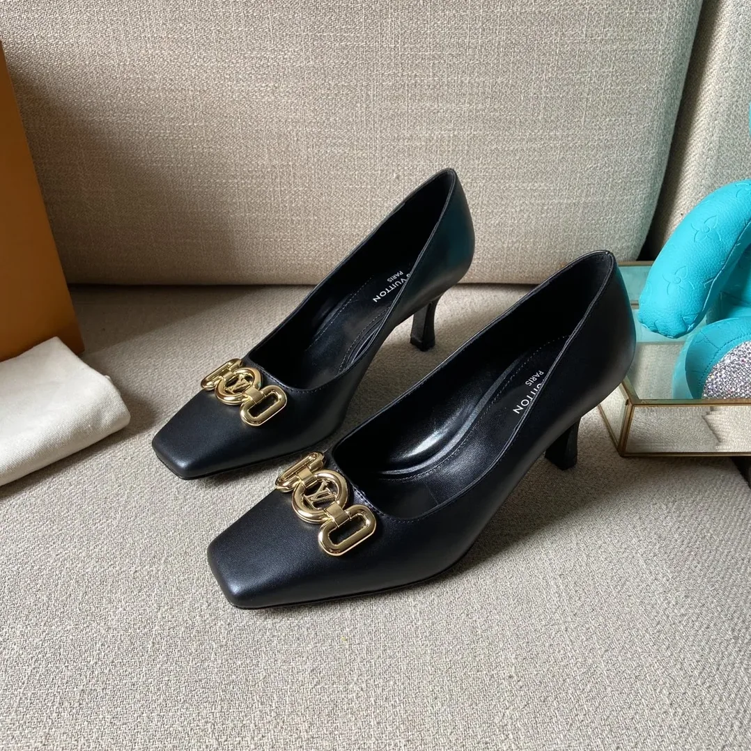 Louis Vuitton Rotary Pump Black LV 1AAE24