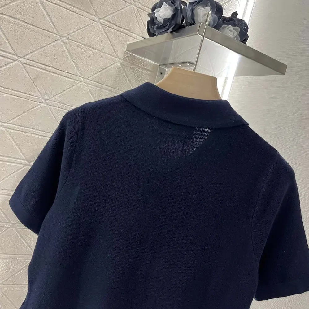Miu Miu Cotton Piqué Polo Shirt for Women Miu Miu Cotton Piqué Polo Shirt for Women