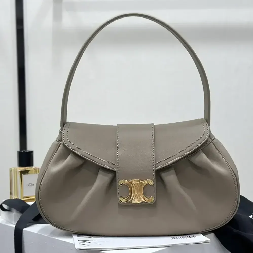 Celine Medium Polly Bag in Supple Calfskin 115633FDU.18BP for Women Celine Medium Polly Bag in Supple Calfskin 115633FDU.18BP for Women