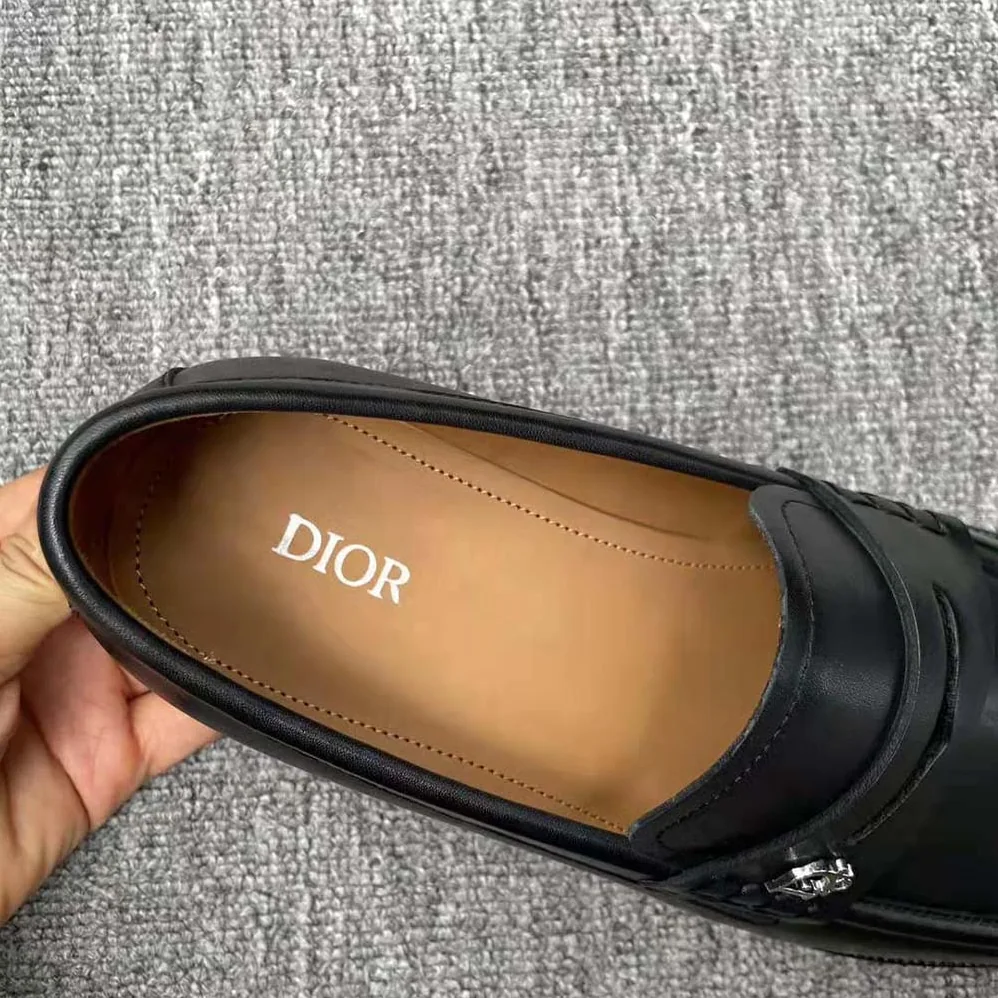 Dior Granville Loafer Black Smooth Calfskin for Men Dior Granville Loafer Black Smooth Calfskin for Men