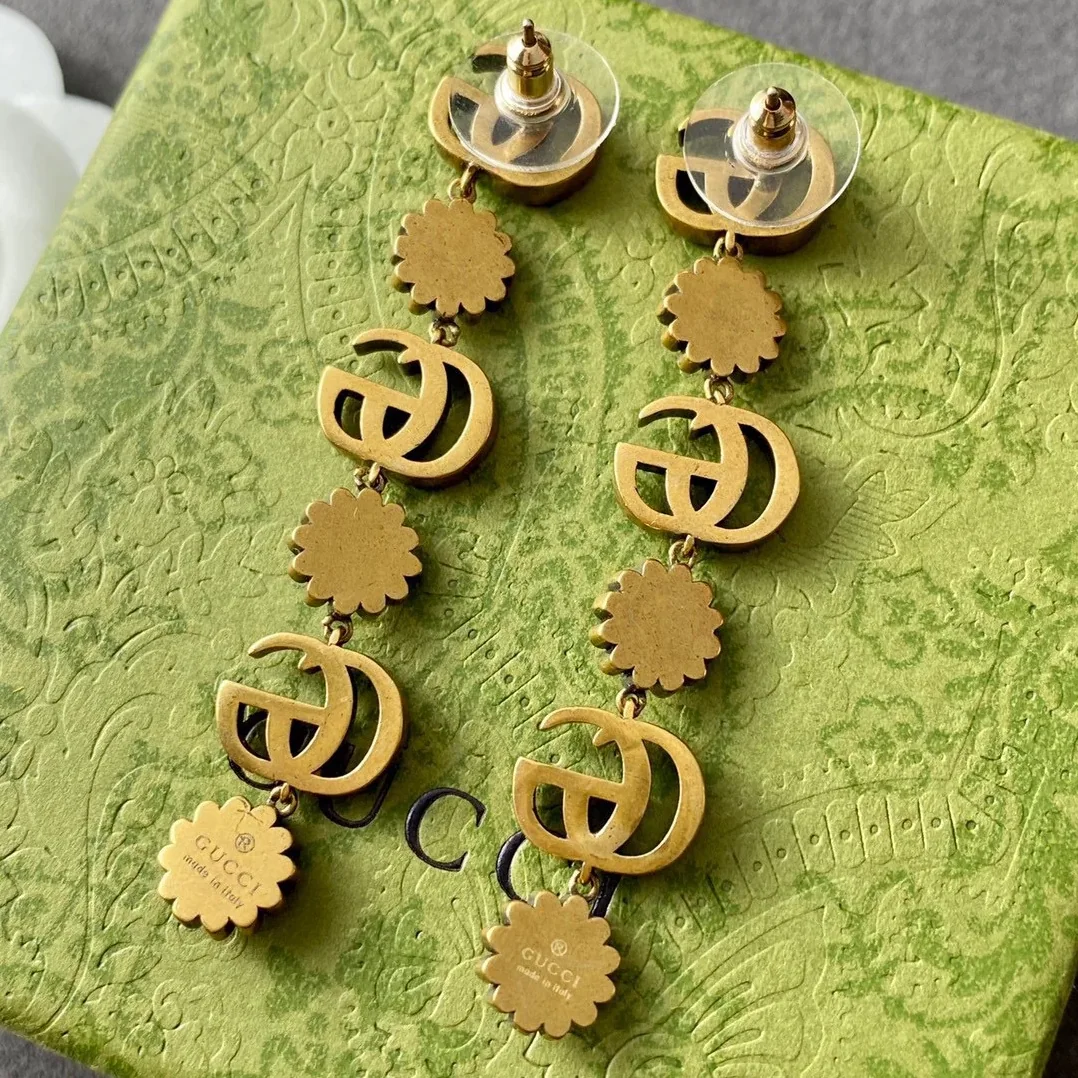 Gucci Double G Earrings Gold