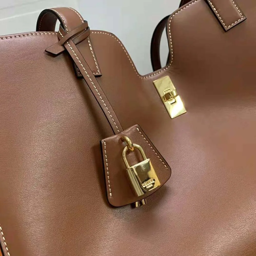 Celine Cabas 16 in Smooth Calfskin for Women in Tan