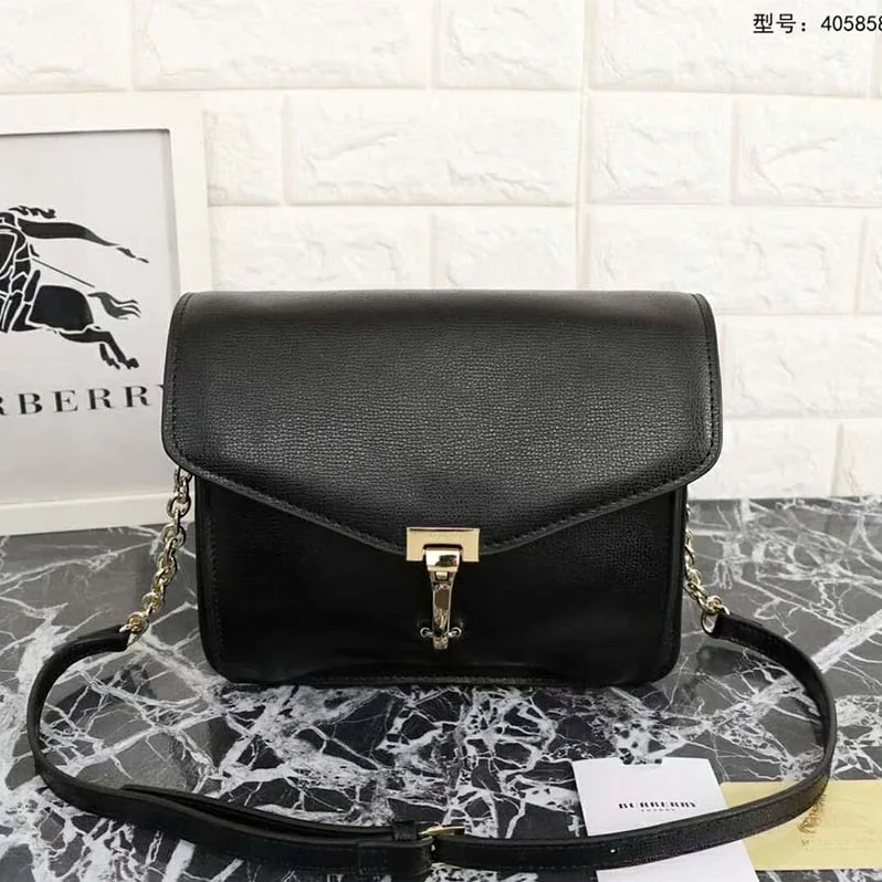 Burberry Small Leather Crossbody Bag for Women in Black Burberry Small Leather Crossbody Bag for Women in Black