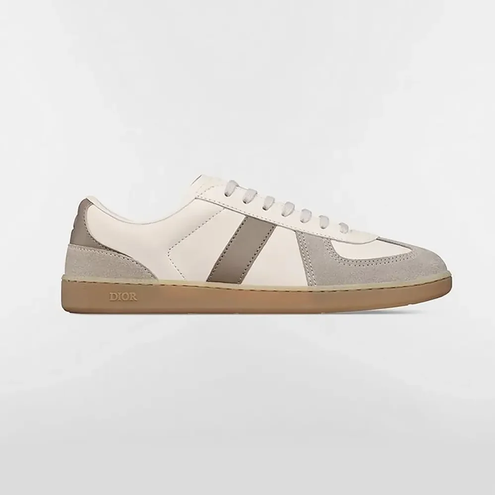 Dior B01 Matchpoint Sneaker Gray and White Smooth Calfskin with Gray Suede for Unisex Dior B01 Matchpoint Sneaker Gray and White Smooth Calfskin with Gray Suede for Unisex
