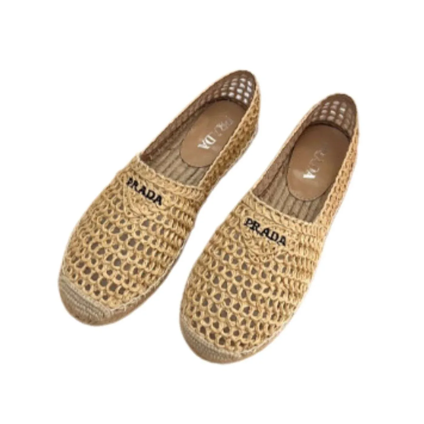 Prada Crochet Espadrilles Beige 1S055N_3LLQ_F0018_F_020