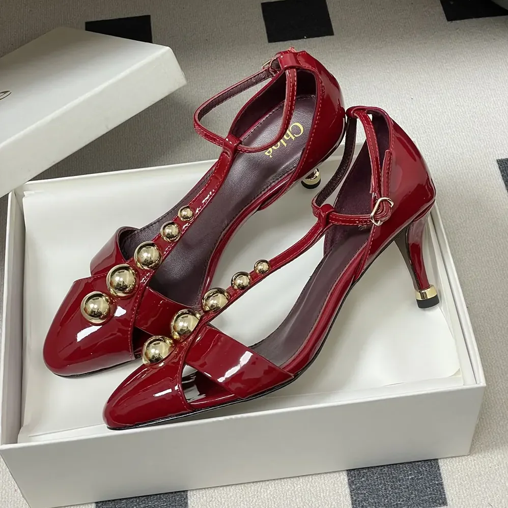 Chloe Cleia Heeled Sandal for Women in Red Chloe Cleia Heeled Sandal for Women in Red