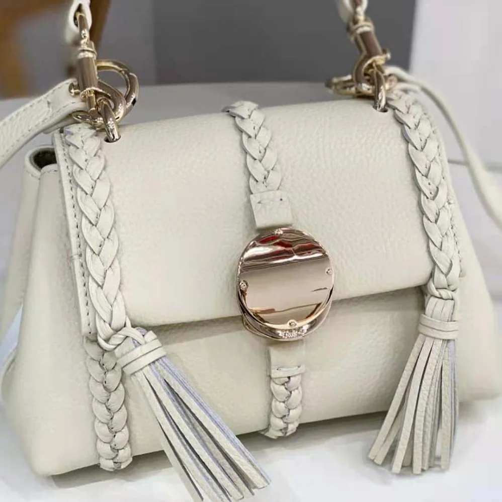 Chloe Penelope Mini Soft Shoulder Bag for Women in White Chloe Penelope Mini Soft Shoulder Bag for Women in White