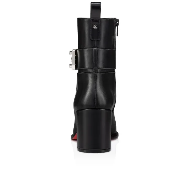 Christian Louboutin Booty Lock Low Boots Black