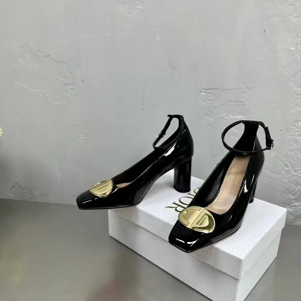 Dior CD Forever Dior Pump Black Patent Calfskin for Women Dior CD Forever Dior Pump Black Patent Calfskin for Women