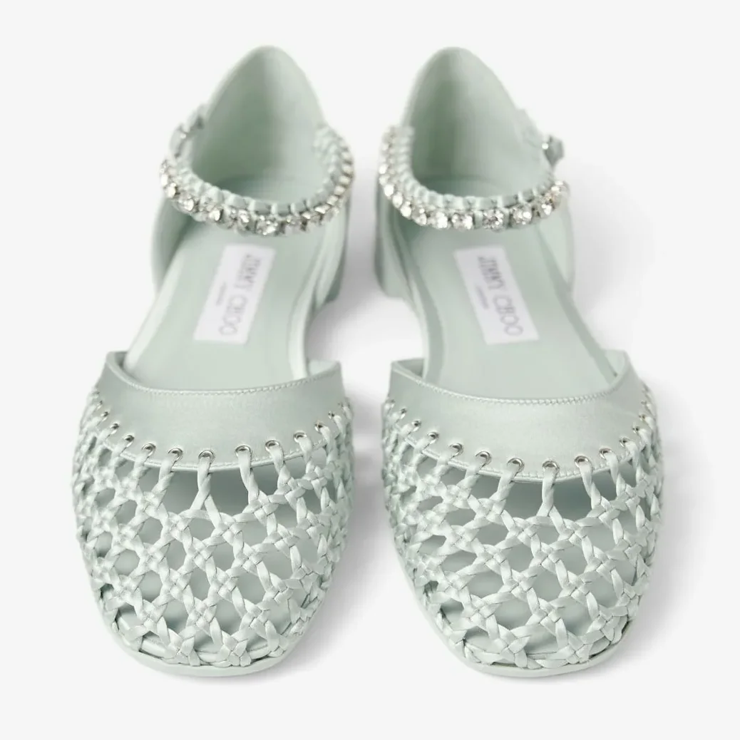 Jimmy Choo Dila Ballerina Light Verde DILABALLERINAHDJ Jimmy Choo Dila Ballerina Light Verde DILABALLERINAHDJ