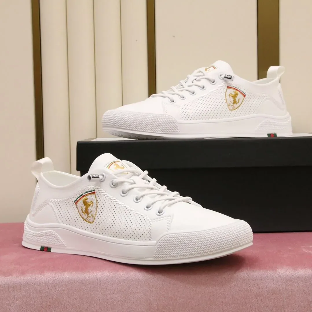 Gucci Ferrari Sneaker Loafer White for Men Gucci Ferrari Sneaker Loafer White for Men