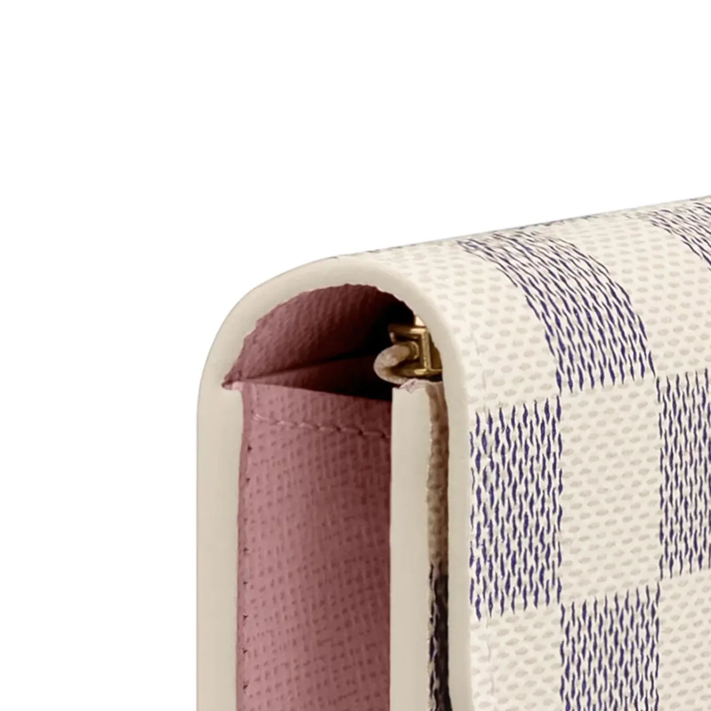 Louis Vuitton Rosalie Coin Purse Damier Azur Canvas /